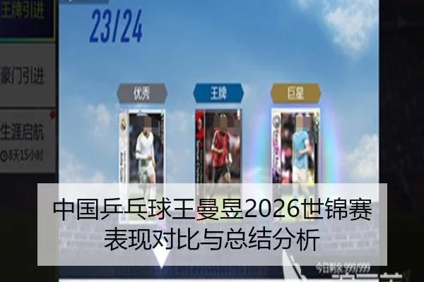 中国乒乓球王曼昱2026世锦赛表现对比与总结分析